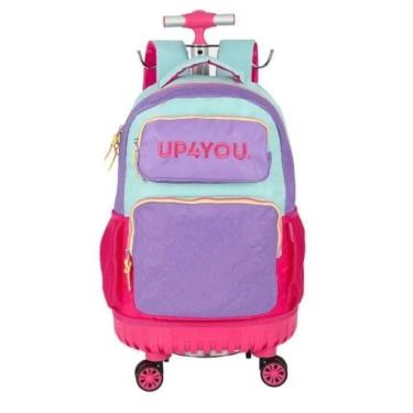 Imagem de Mochila Com Rodas Up4you Roxo Mc49062up-Rx