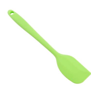 Imagem de Espátula de Silicone, Espátula de Borracha Duradoura de Calor de Alta Temperatura, Utensílio de Cozinha Sem Pau, Alça Ergonômica, para Cozinhar e Assar (Verde)