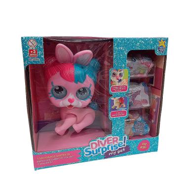 Imagem de Boneca - Diver Surprise My Pet - Faz Xixi Coelhinha - 8226 - DIVERTOYS