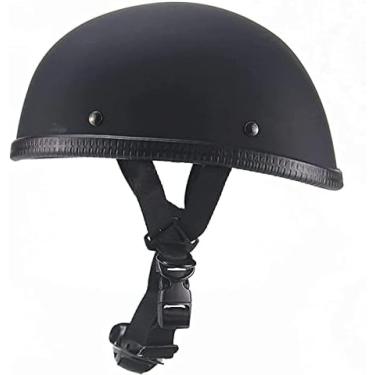 Imagem de Novidade Motocicleta Meio Capacete Estilo Alemão Beanie Capacetes Ece Aprovado Verão Rosto Aberto Capacete Caveira Cap Homens Mulheres, Para Street Cruiser Scooter Jet Style To, 1, L:59-60CM