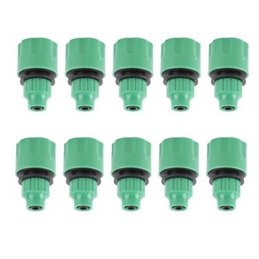 Imagem de Dioche 10pcs Conectar Rapidamente Os Acessórios de Rega de Jardim de Plástico TAP CONECTOR - Mangueira de água de 3/8 ", Ajuste Seguro, Ideal para Sistemas de Irrigação e Suprimentos de Jardim