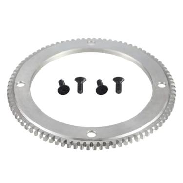 Imagem de awtetpje Engrenagem de anel de volante de alumínio para partida elétrica Honda GX200 Predator 212 Flywheel Go Kart Mini Bike