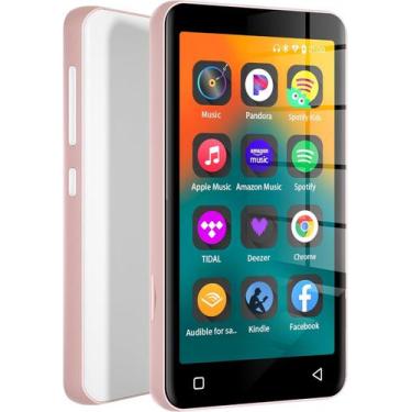 Imagem de Leitor MP3 innioasis G1 80GB com Bluetooth, Wi-Fi, Spotify Pink