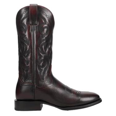 Imagem de Dan Post Bota masculina Remington Western, Cereja preta, 11 Wide