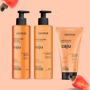 Imagem de Kit de Banho de Frutas Labotrat Dia a Dia Facial e Corporal, Caju