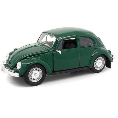 Imagem de Miniatura Carro Volkswagen Beetle Fusca 1/24 Verde Maisto 31926