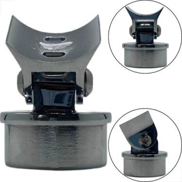 Imagem de Conexão Angular AG02 Guarda Corpo Corrimão 2 Pol - Cromado - Fast Vidr