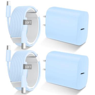 Imagem de Carregador DiHines 20W USB C Fast Charger para telefone 15 Pro Max