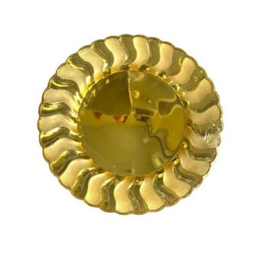 Imagem de Pratos de Sobremesa Descartáveis Luxo - 6 unidades - Arcolor