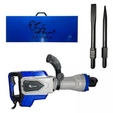 Imagem de Martelete Rompedor SA 9095 220V Super Potente 1800W - SA Tools