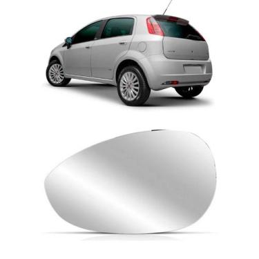 Imagem de Lente Retrovisor Com Base Punto Linea - BLAWER, Esquerdo