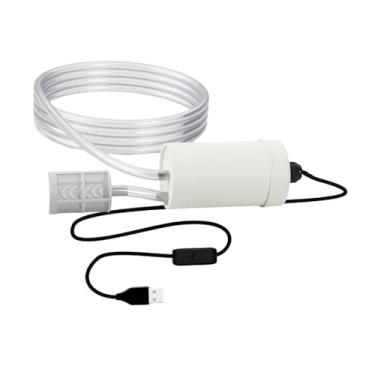 Imagem de Generic Kit de bomba de transferência de água mini bomba autoescorvante USB DC5V ferramenta de bombeamento de água para lavagens de carros e esmerilhadeiras, Filtro 5m