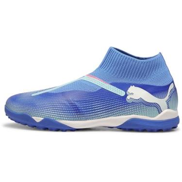 Imagem de PUMA Sapato de futebol unissex Future 7 Match+ Ll Tt, Bluemazing Puma White Electric Peppermint, 46 EU