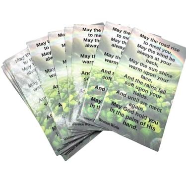 Imagem de Irish Blessing Magnet Bulk Bundle Ireland May The Road Rise to Meet You Orayer Fridge Decoration, Pacote com 10