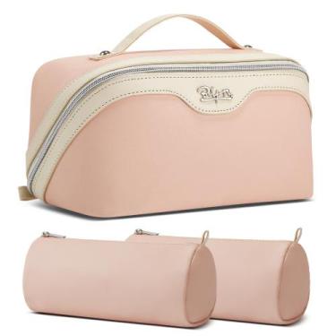 Imagem de Organizador de bolsas de maquiagem de viagem BOYATU, conjunto de 3 peç