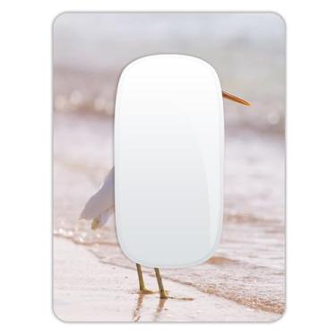 Imagem de Tapete de rato pequeno, mini tapete de rato 15 x 20 cm com base de borracha antiderrapante, tapete de rato quadrado bonito para bandeja de teclado, laptops, mouse sem fio, casa, escritório, viagem, durável e à prova d'água (pequeno graça)