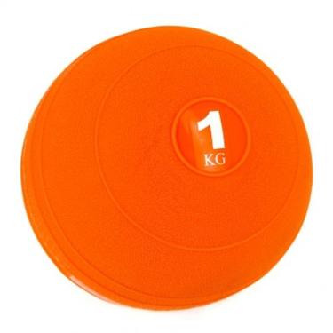Imagem de Bola Medicine Ball 1kg Magussy Laranja Borracha