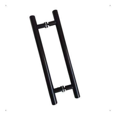 Imagem de 2X Puxador Porta Pivotante H Alumínio 40Cm