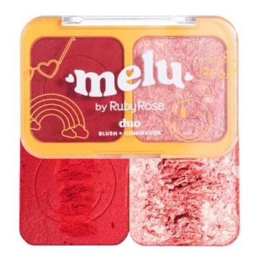 Imagem de Paleta Duo - Blush e Iluminador Compacto 17g - Melu by Ruby Rose, Gard