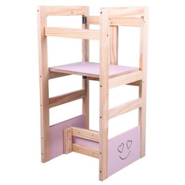 Imagem de Torre De Aprendizagem Montessoriana Regulagem De Altura 4x1 - Tribosho