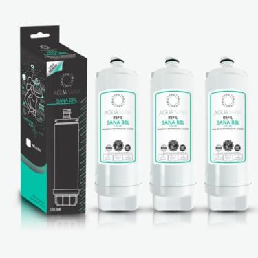 Imagem de Kit 3 Filtro Compatível com IBBL IMMAGINARE, EVOLUX, ATLANTIS PDF, SMART H2O, FR600, PFN, DOCOL VITALIS (Filtro IBBL)