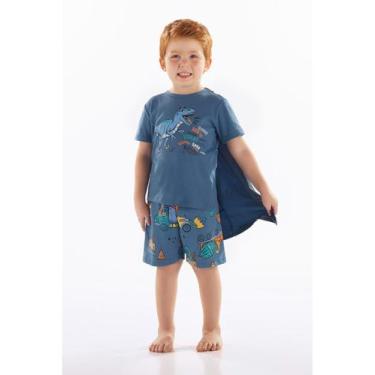 Imagem de Pijama Infantil Masculino com Capa Up Baby, 8