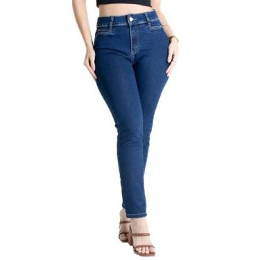 Imagem de Calça Jeans Sawary Levanta Bumbum - 280647 - Azul medio 40, Azul, 40