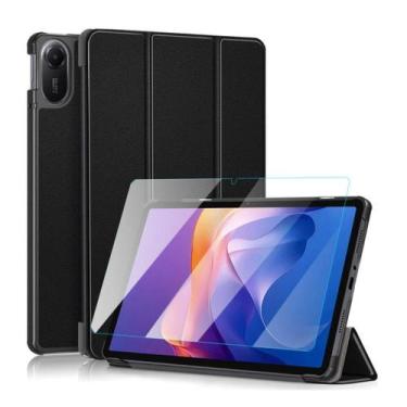 Imagem de Capa Magnética Couro Para Xiaomi Redmi Pad 2 2025 + Película - Star Ca