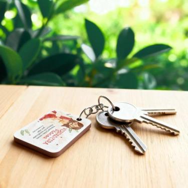 Imagem de Kit 50 Chaveiros de MDF para Lembrancinhas de Páscoa - Bazar dos Quadr