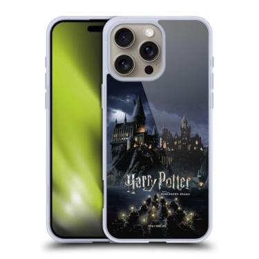 Imagem de Head Case Designs Capa de gel macio oficialmente licenciada Harry Potter Castle Sorcerer's Stone II compatível com Apple iPhone 16 Pro Max