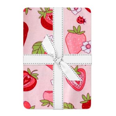 Imagem de Frankie Lençol de Berço 100% Algodão Orgânico para Colchão para Bebês e Crianças, Macio e Respirável para Meninas, Meninos, Berry Best, Tamanho Único