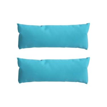 Imagem de Almofada de encosto de cabeça para espreguiçadeira de piscina Aqua Outdoors em almofada de espreguiçadeira de água para sol, ótima para bronzeamento na borda de Baja ou Sundeck à beira da piscina