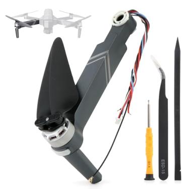 Imagem de Braço dianteiro direito para SJRC F11 braços de substituição para F11 F11S F11Pro F11GIM F11GIM2 DE22 DE22Pro F24 F24Pro F35 4K braço motor drone acessórios peças com ferramentas de reparo (frente