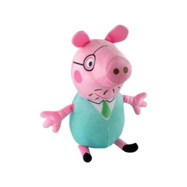 Imagem de Papai Pig Pelúcia Grande - Sunny 2343, Colorido, Peppa Pig