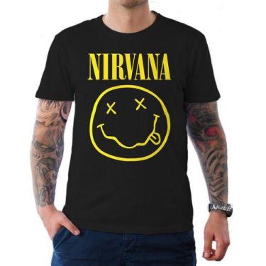 Imagem de Camiseta Nirvana Camisa Banda Punk Rock Grunge Anos 90 - King of Geek,