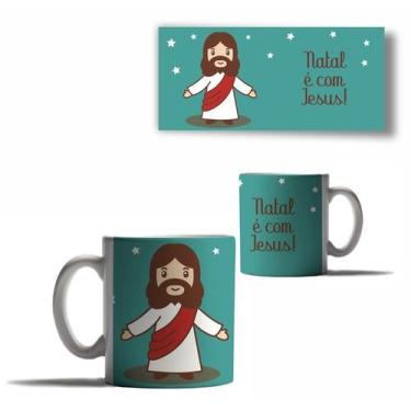 Imagem de Caneca Porcelana Natal Jesus Cristo Motivo Natal Menino 1 - Enjoy Shop