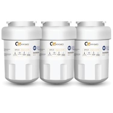 Imagem de Substituição do filtro de água do refrigerador QPD21 para GE MWF – Compatível com os modelos GE DSS25KGREBB, GCU23LGYDFSS, GFSS6KKYESS, GSH25JFXJWW, GSL25IGXNLS e mais – Certificado NSF – (pacote com