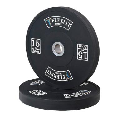 Imagem de Anilha Bumper Olímpica Cross Training Borracha 15 Kg