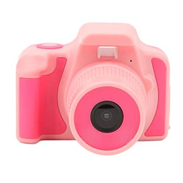 Imagem de aqxreight Câmera de Selfie Infantil 2 Polegadas 5m 1080p HD Toy Portátil de Vídeo Digital para Criança Azul (Róseo)