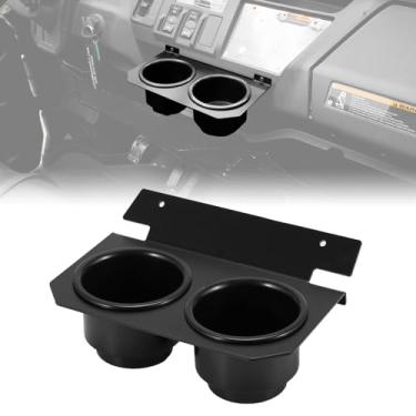Imagem de AUPOWER Suporte de copo para Pioneer 1000-3 1000-5 1000-6 2016-2025, suporte montável para xícara de chá, console de bebidas, acessórios de ferro UTV