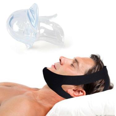 Imagem de Kit 1 Faixa Anti Ronco 3 Pontas + 1 Aparelho Para Língua