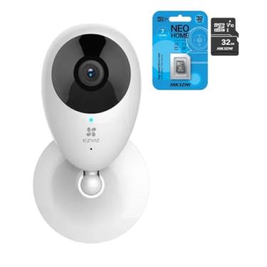 Imagem de Câmera de Segurança Wi-Fi C2C 1080p + Cartão MicroSD 32GB – Monitoramento Full HD, Armazenamento Integrado e Visão Ampla