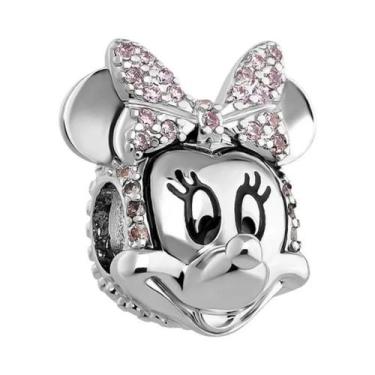 Imagem de Charm De Prata Esterlina 925 Da Disney Para Pulseira Mickey Minnie, Be