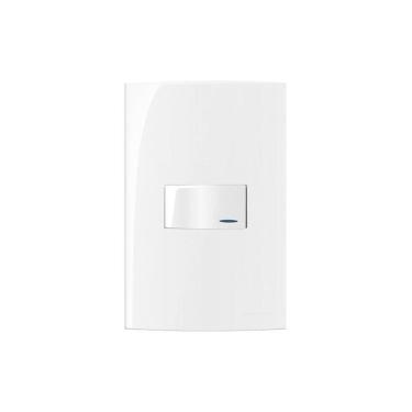 Imagem de Interruptor Com Luz Margirius Sleek 10A + Placa 4X2