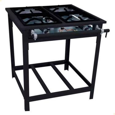 Imagem de Fogão Vulcano 4 Bocas Venâncio A Gás Alta Pressão Com Espera Para Forno VAP4