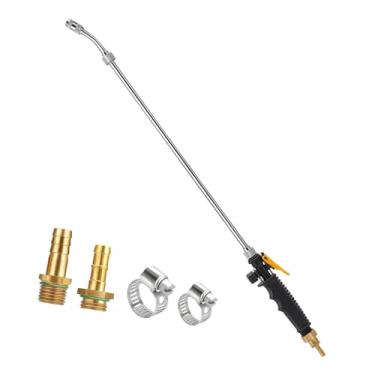 Imagem de Generic Varinhas de pulverização, acessórios com arruela de latão de 1/4" e 3/8", pulverizador de jardim, varinhas de aço inoxidável para pulverizar