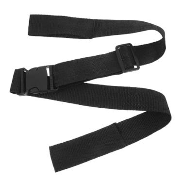 Imagem de SOLUSTRE Cinto de segurança para cadeira de banheiro com alça ajustável para idosos e pacientes com deficiência, acessório de banco de banho confortável para cadeiras de cômodas, design leve e