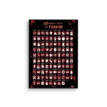 Imagem de Presente COM Natal Criativo - Pôster Raspadinha 100 Filmes e Séries de Terror