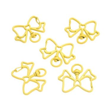 Imagem de Ganchos De Metal Em Forma De Laço 33x39mm, 5 Peças, Para Chaveiro DIY,