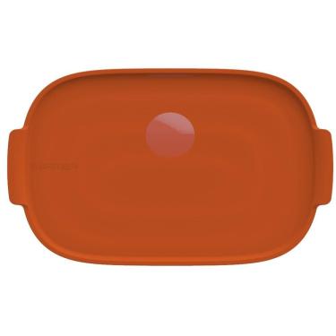 Imagem de Bandeja Refratária Retangular 32 cm Laranja Germer Porcelanas